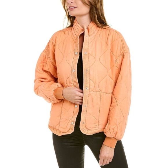 BLANKNYC Womens Luxury Clothing Tencel Drop Shoulder Quilted Jacket - Picture 1 of 6